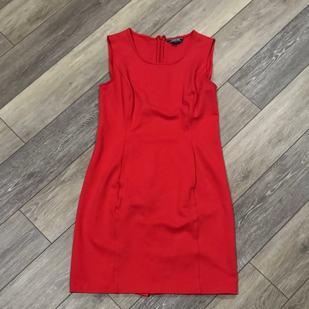 Lands' End Vibrant Red Mini Dress